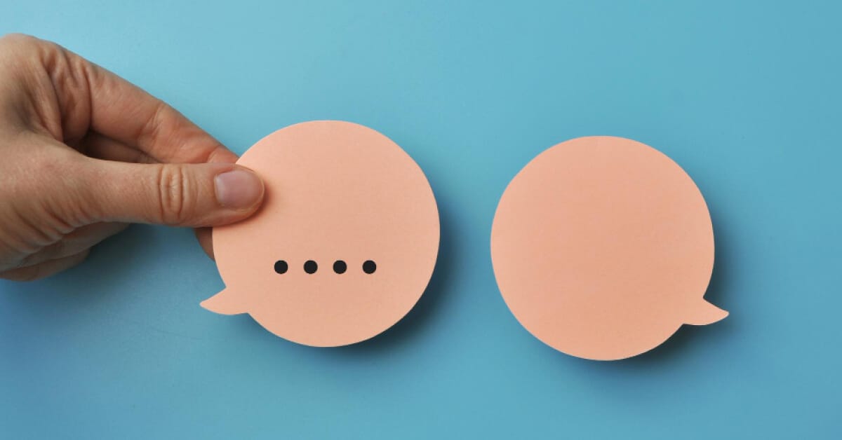 Paper conversation clouds