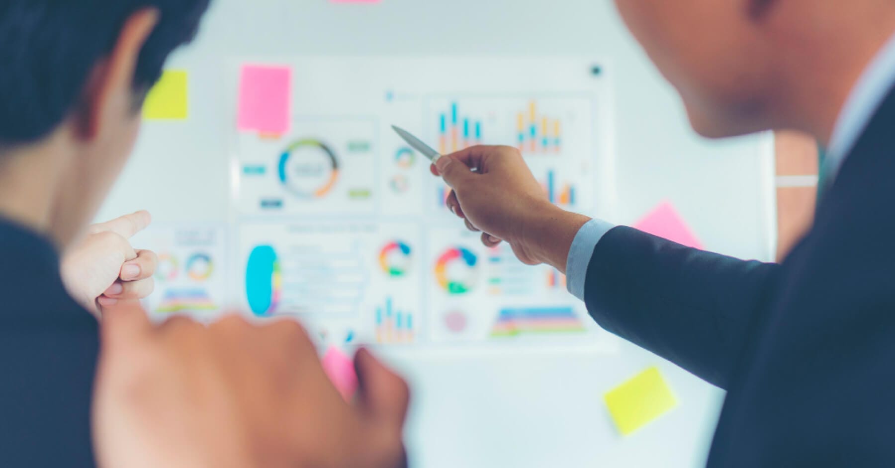 group reading their stats 